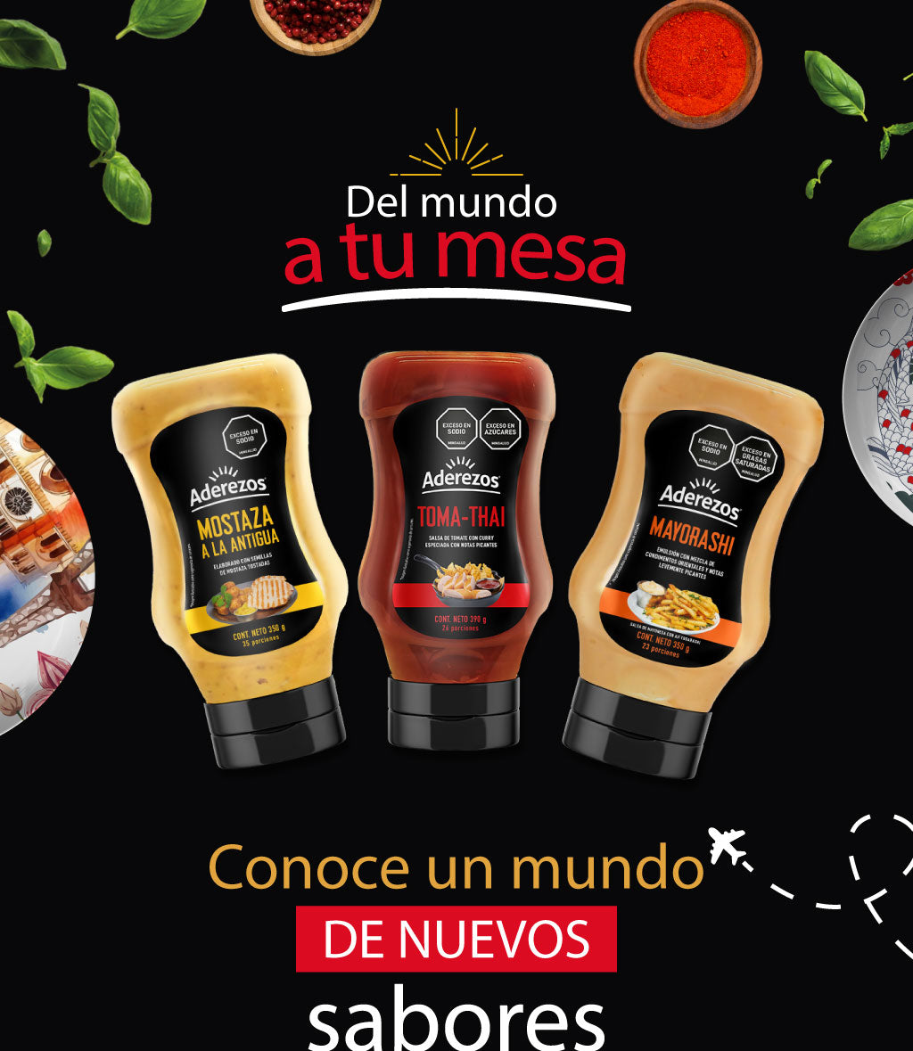 Del mundo a tu mesa - Salsas Aderezos