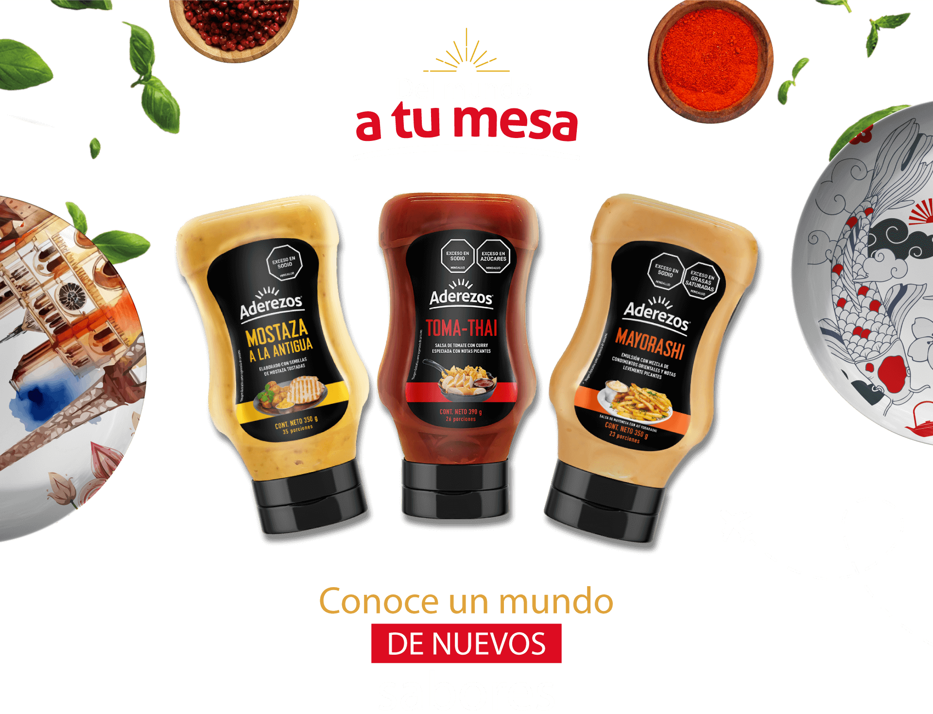 Del mundo a tu mesa - Salsas Aderezos