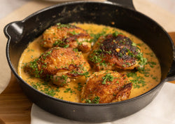 Pollo en salsa de mostaza